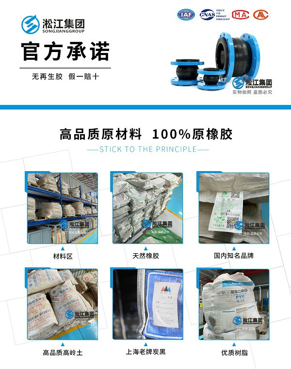 PVC法兰DN100 双球橡胶接头